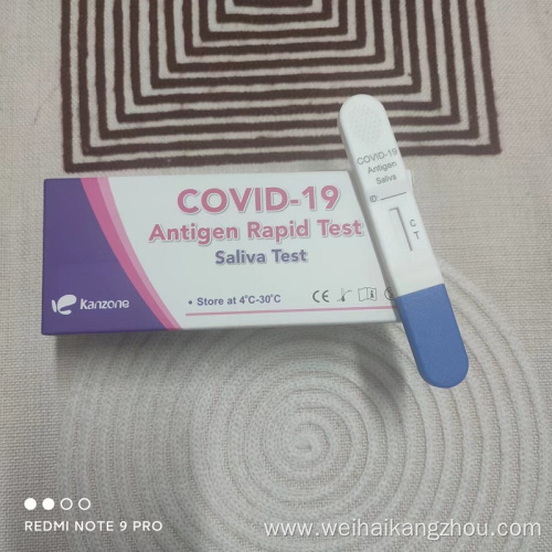 one step COVID-19 Saliva Midstream test kit on sale export